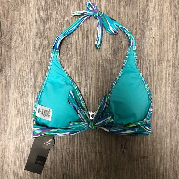 NWT Mossimo Bathing Suit Bikini Women's Size Small Halter Top Size Medium Bottom - Picture 6 of 14